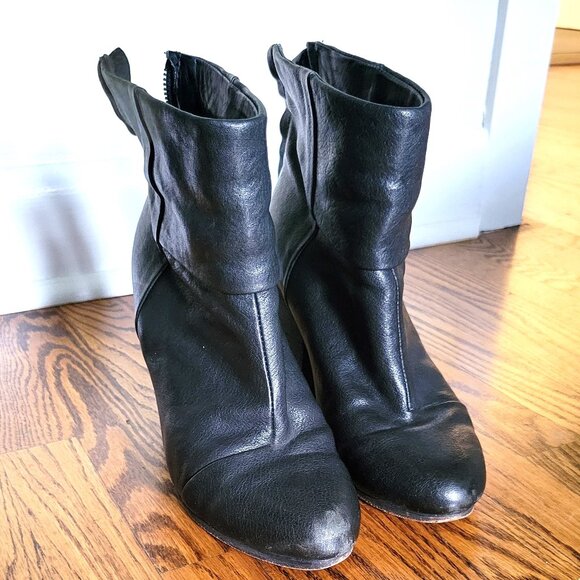 rag & bone shoes New York Boot / Black Leather / Size US 6 - Picture 13 of 13